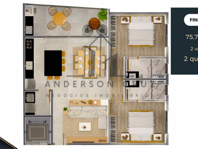 #3754 - Apartamento para Venda em Poços de Caldas - MG