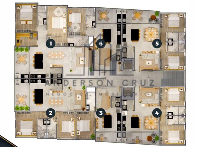 #3752 - Apartamento para Venda em Poços de Caldas - MG